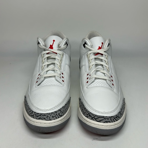 USED Men’s Nike Air Jordan 3 Retro 'White Cement Reimagined' DN3707-100 No Box - Picture 3 of 7